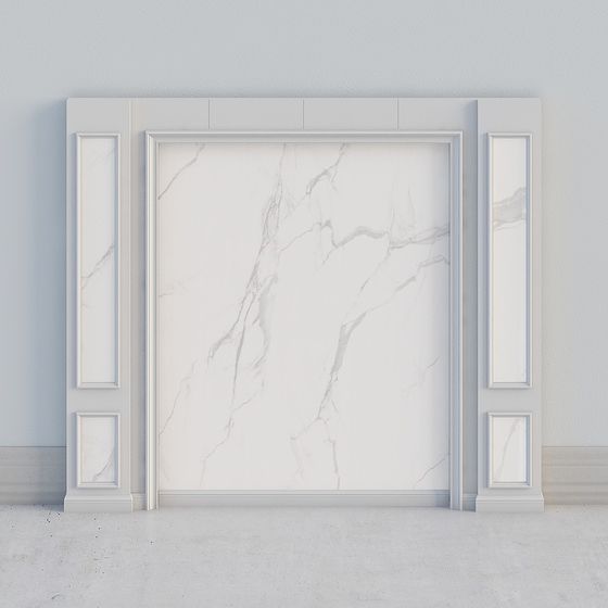 Stylish Marble Panel 3D model for Creative Projects