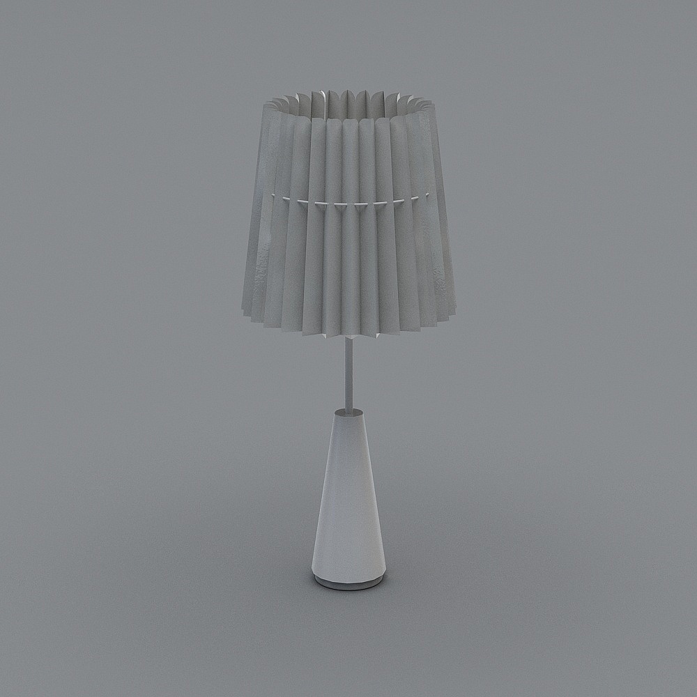 Peacock lamp white