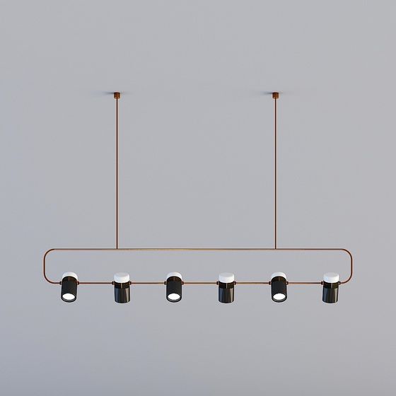 Linear Elegance Pendant Lamp 3D model