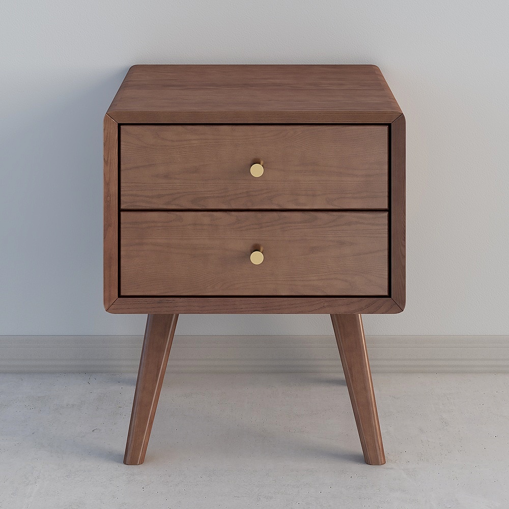 Mesita de noche de madera maciza C527