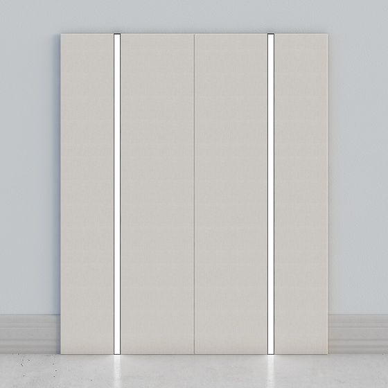 Light Beam Panels 3D model for Creative Spaces