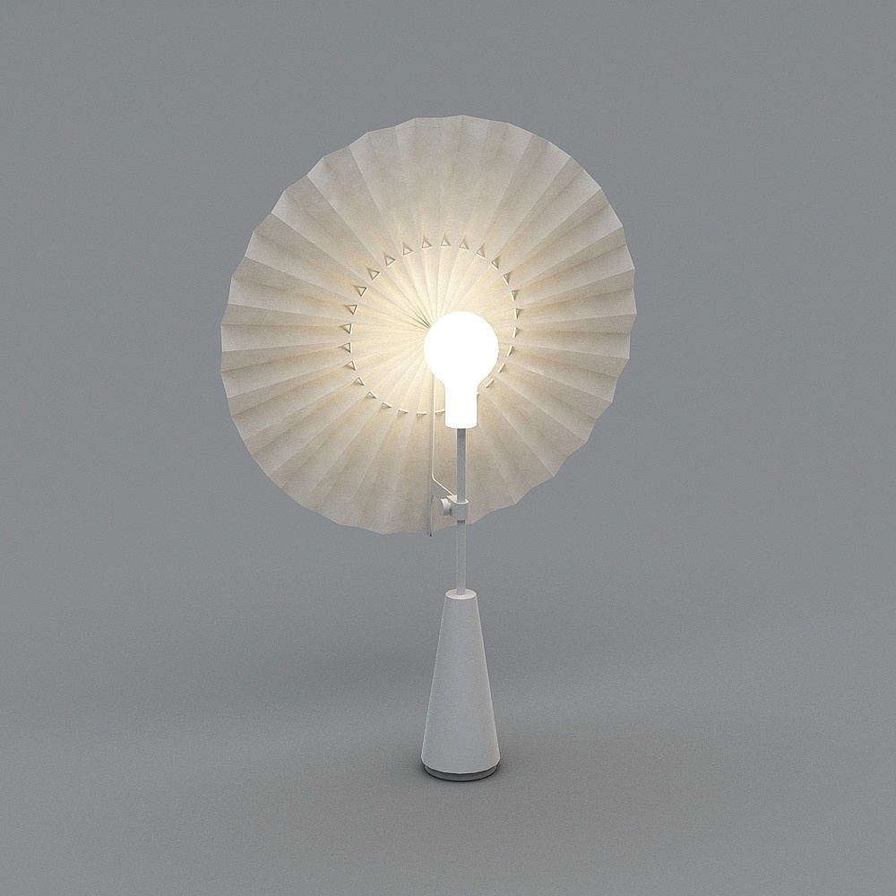 Luz de pavo real blanca encendida 01