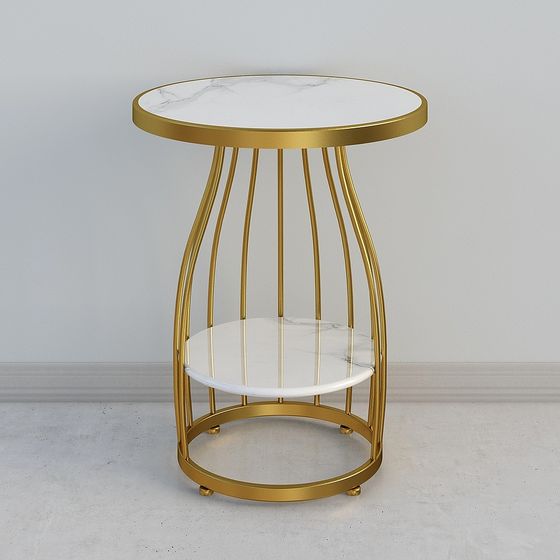 Elegant Round Table 3D model for Modern Interiors