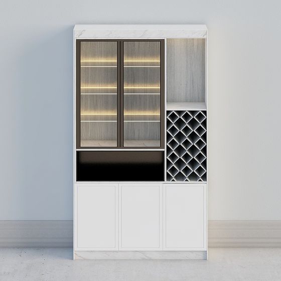 Urban Bar Cabinet 3D model