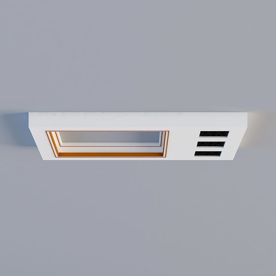 Elegant Ceiling Recessed Light 3D model