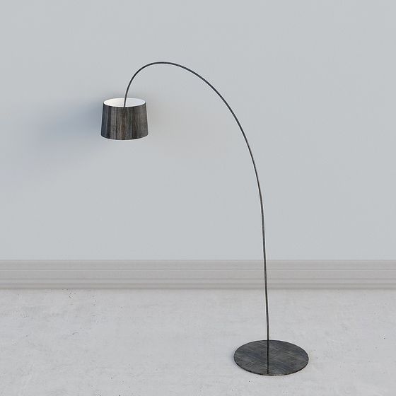 Arched Floor Lamp 3D model for Modern Interiors