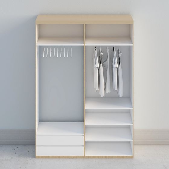 Minimalist Wardrobe 3D model
