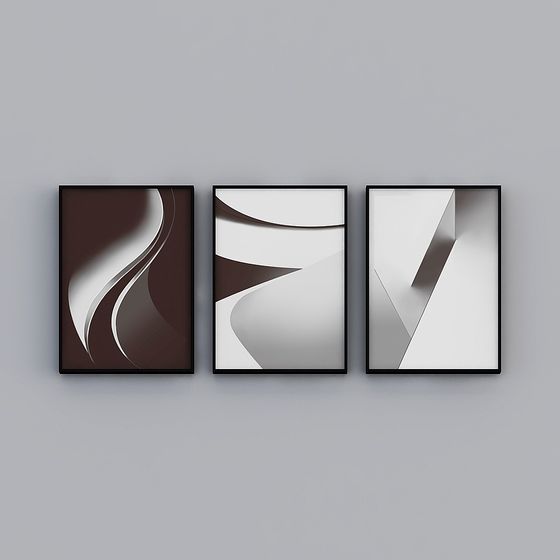 Abstract Art Series 3D Model Design