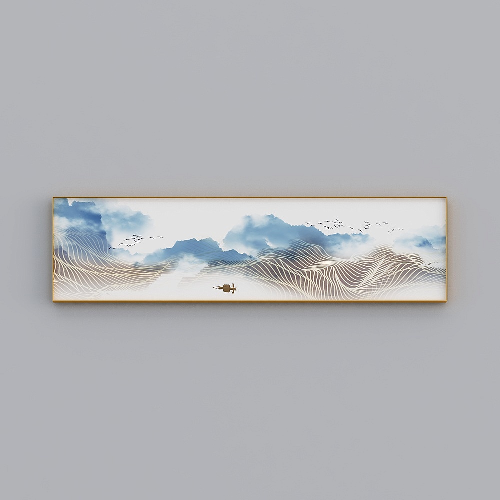 Sevio - New Chinese - AA2352 - Landscape Decoration Painting