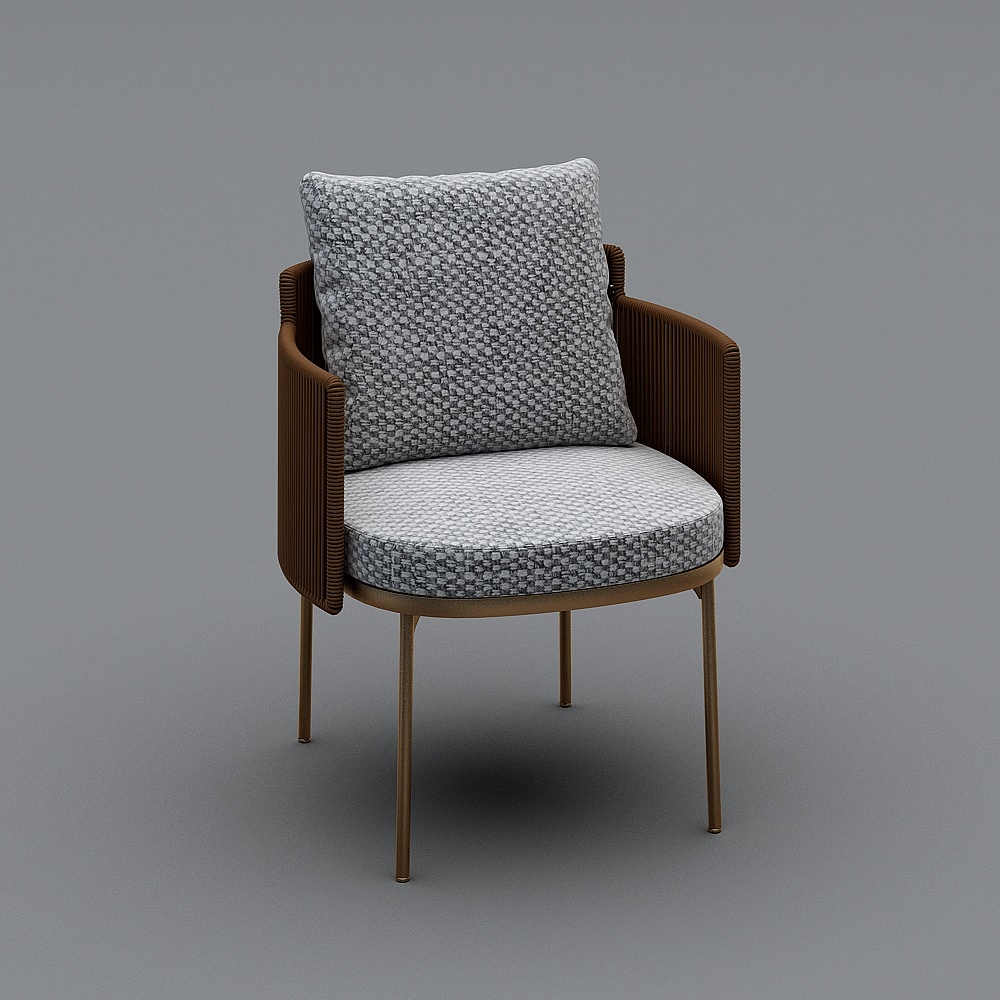 Cozy Lounge Chair 3D model