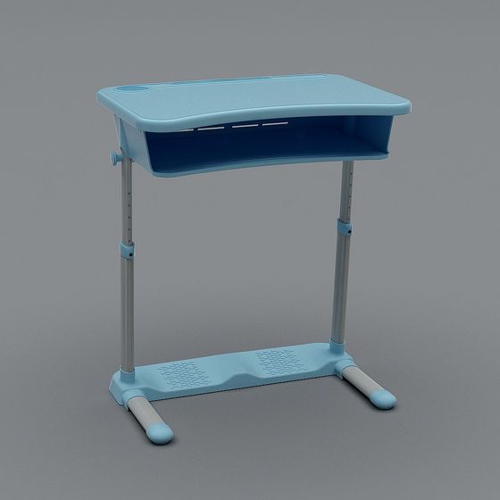 Stylish Student Desk 3D model for Modern Education