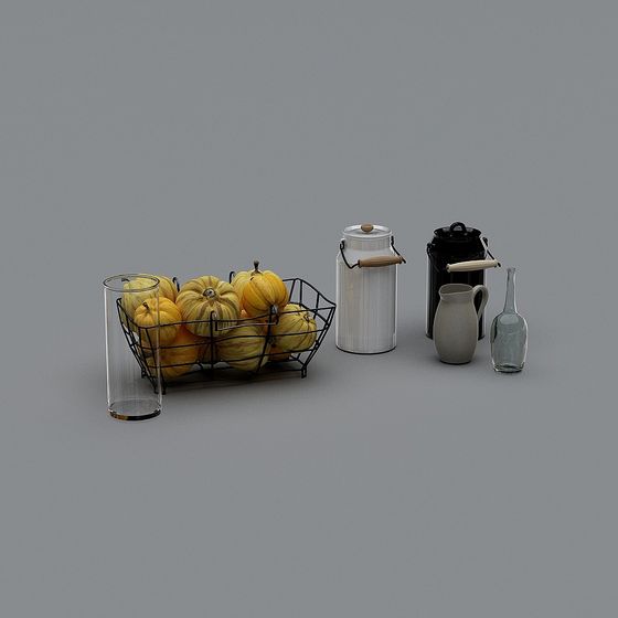 Cozy Kitchen Collection 3D model
