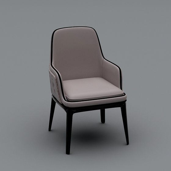 Urban Elegance Chair 3D model for Modern Spaces