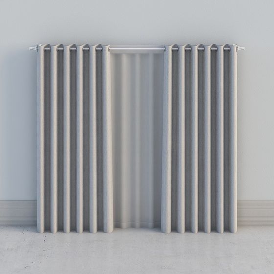 아직 집 간단한 현대적인 암막 커튼 모카 회색 천 커튼