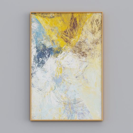 Abstract Frame 3D model with Modern Aesthetics