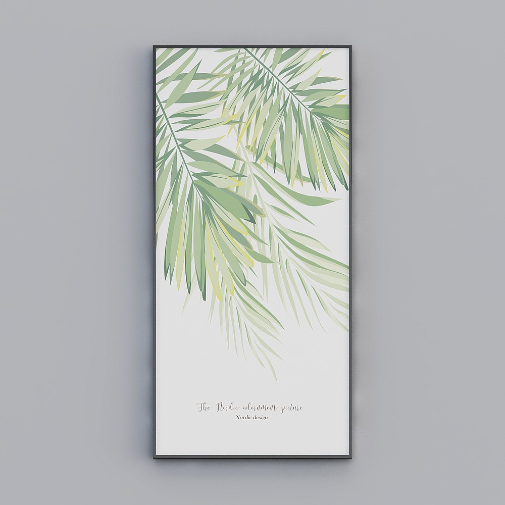 Sevio-Nordic Style-AA-2917-S-Plant Floral Decorative Painting