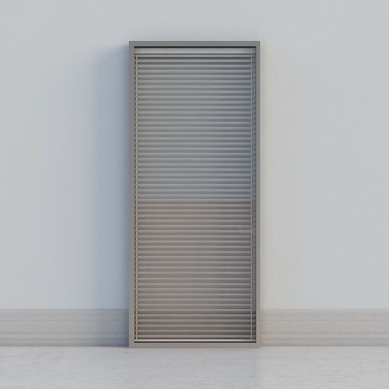 Elegant Louvered Door 3D model