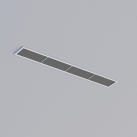 Stylish Ceiling Vent 3D Model for Modern Interiors