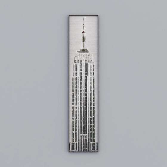 Empire State Building 3D model for Creative Projects