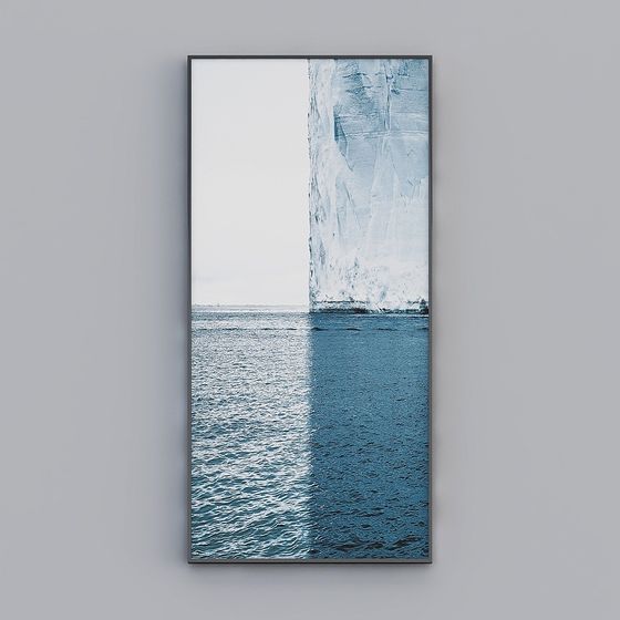 Glacier Mirror 3D model