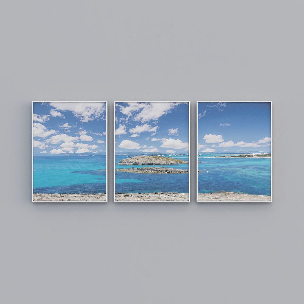 Sevio - Simple Modern - AA-16217-1-2-3-Landscape Decoration Painting