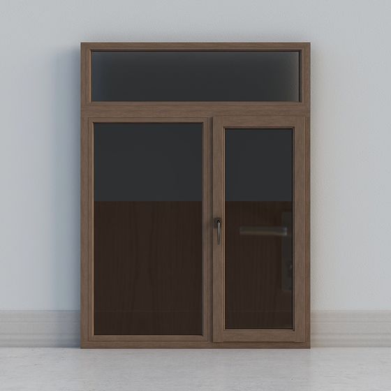 Modern Glass Door 3D model