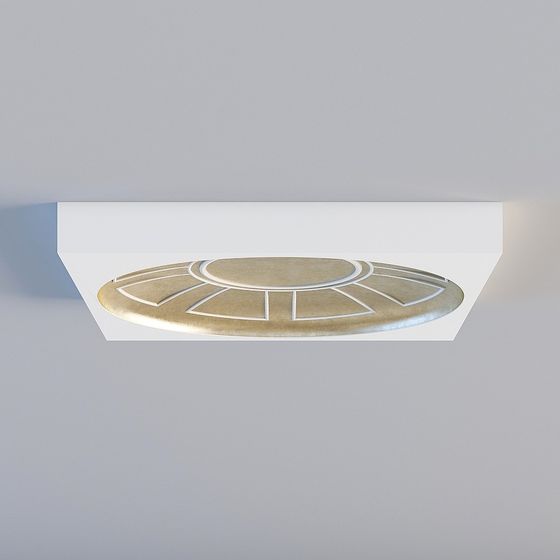 Elegant Ceiling Light 3D Model Design