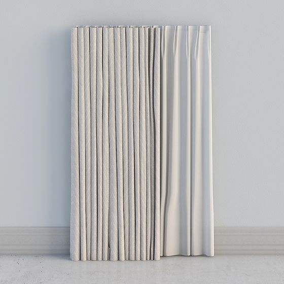 Wrinkled Curtain 3D model