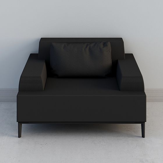 Urban Comfort 3D model Sofa for Modern Interiors
