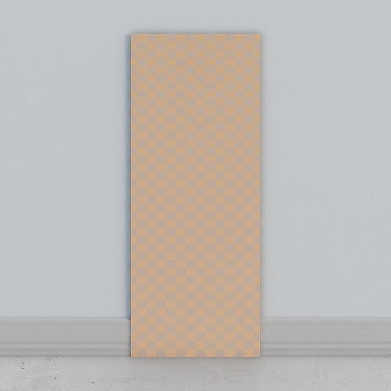 Checkered Decorative Panel 3D Model