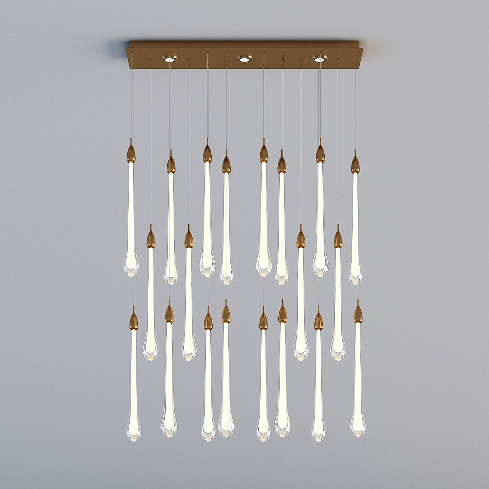 3D lights are all XJDS-Hong Kong-style light luxury restaurant bar Xuanguan crystal chandelier - MD832-20 head long