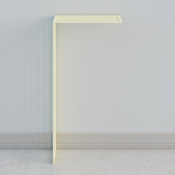 L-Shaped Wall Shelf 3D model