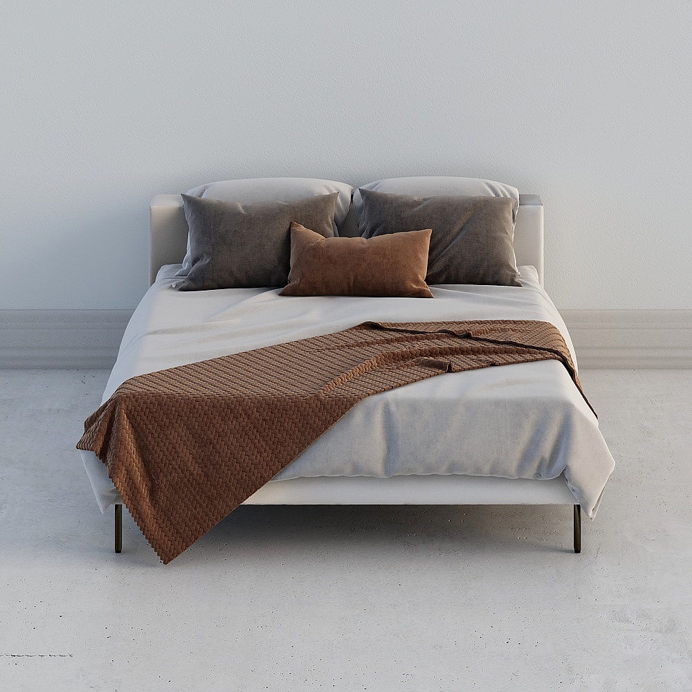 Modern double bed fabric 1.0-LY