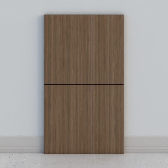 Wooden Partition Screen 3D Model
