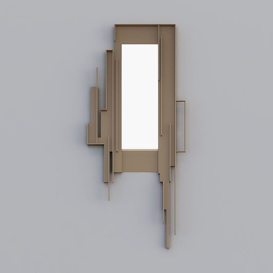 Abstract Geometric Door 3D model for Creative Projects