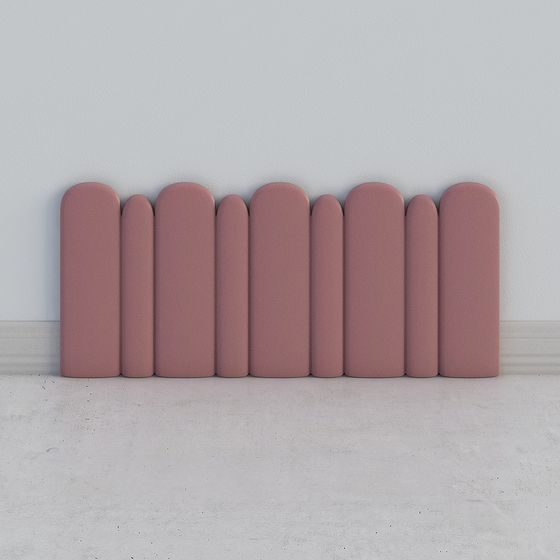 Sophisticated Arched Partition 3D model for Modern Spaces