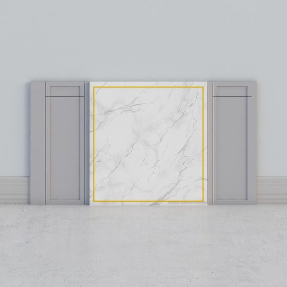 Minimalist Marble Door Panel 3D model