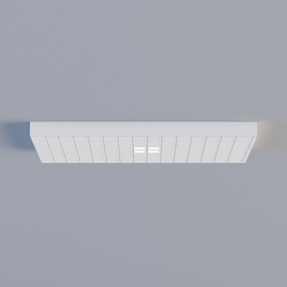 Minimalist Low-Poly Ceiling Light 3D model