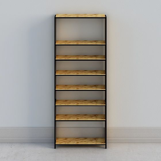 Urban Shelf 3D model - Contemporary Bookcase Design