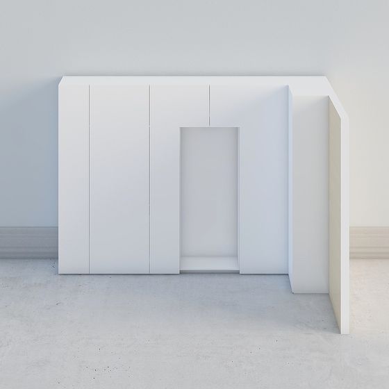 Minimalist Reception Desk 3D model