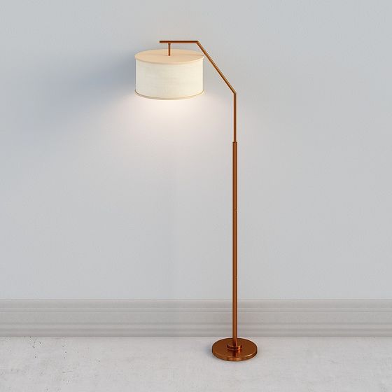 シンプルフロアランプ