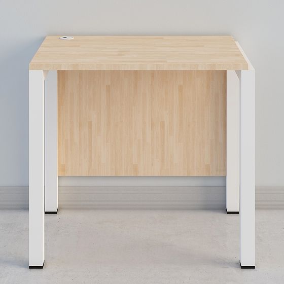 Modern Minimalist Desk and Chair 3D model