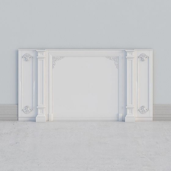 Elegant Panel 3D Model for Creative Spaces