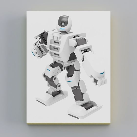 Futuristic Intelligent Robot 3D model