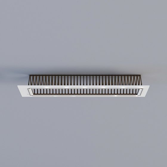 Stylish Low Poly Ceiling Vent 3D model