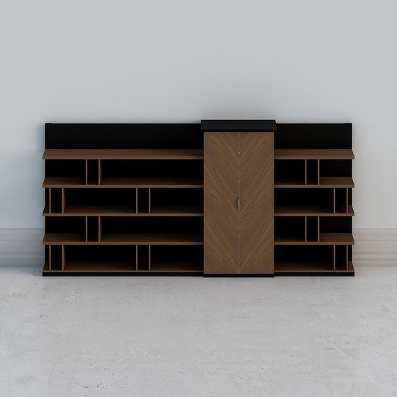 Urban Elegance Bookshelf 3D model