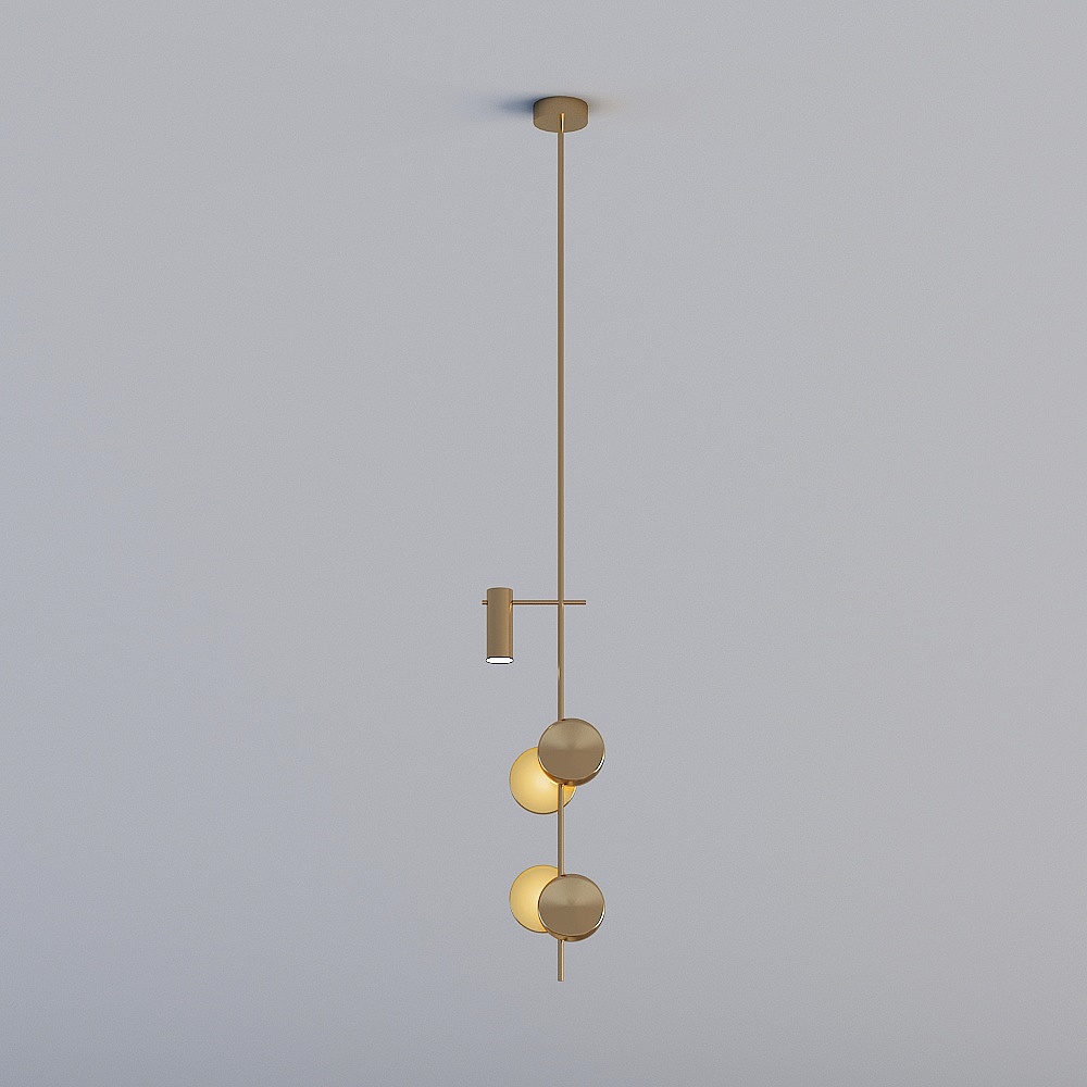 Postmodern chandelier for restaurant and bar
