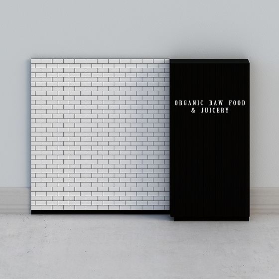 Stylish Organic Food Store 3D model