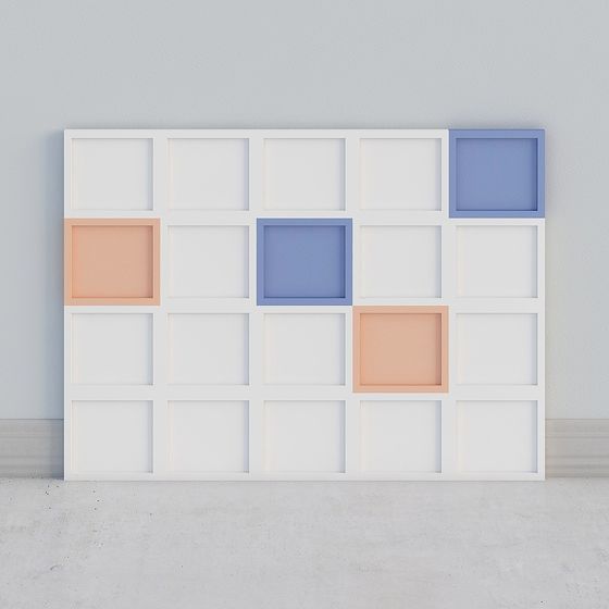 Modular Art Wall 3D model