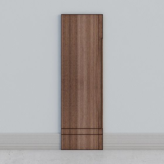 Elegant Wooden Door 3D model for Creative Projects
